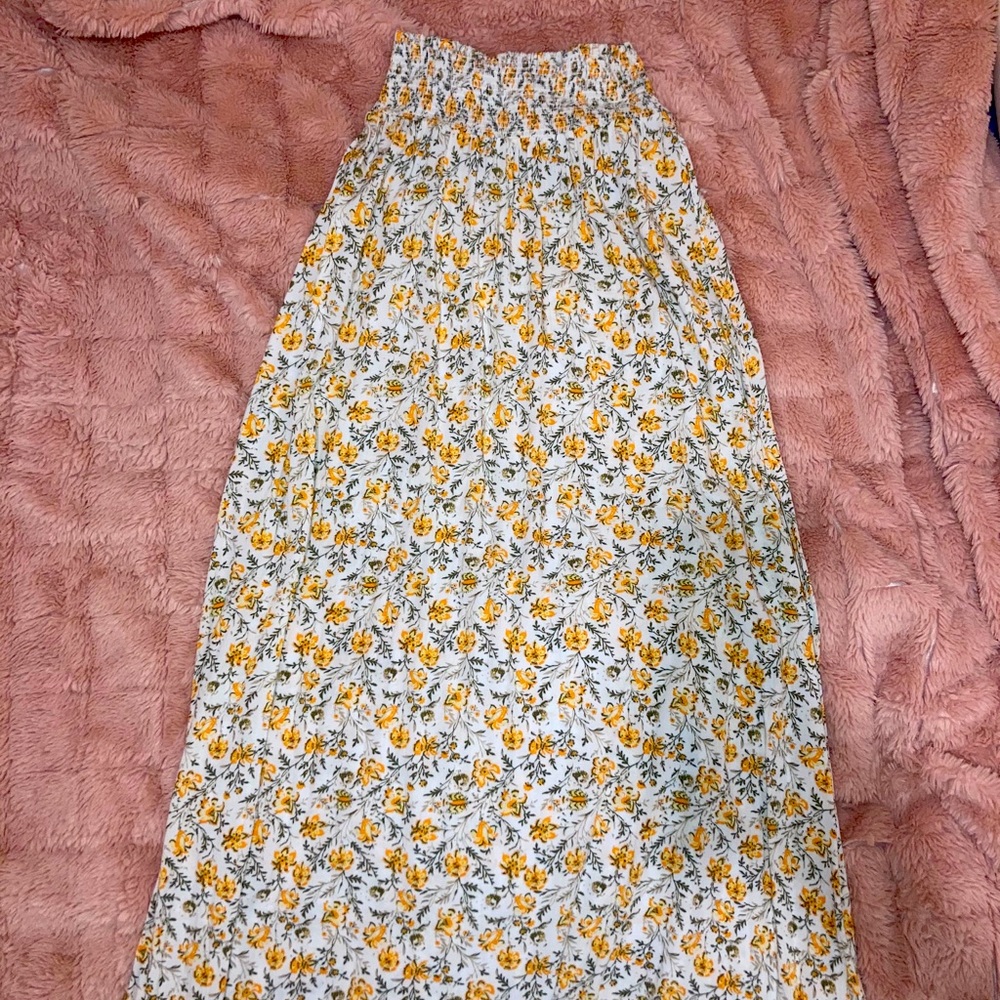 forever 21 floral maxi skirt